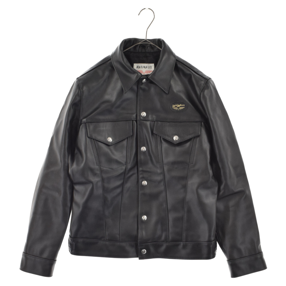 ルイスレザー ♯988 ウエスタン ジャケット ホースハイド シングル レザージャケット ブラック ※オーダーシート付 ライダースジャケット