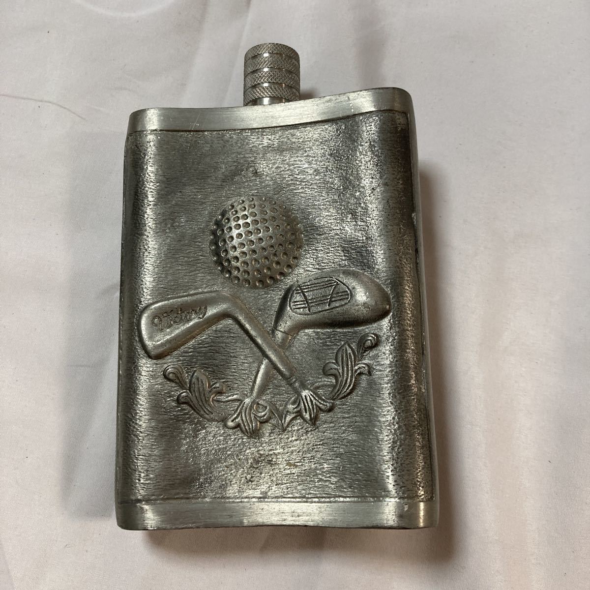 スキットル SILVER レトロ (スキットル ウイスキーボトル 酒器 スキットル SILVER レトロ (スキットル ウイスキーボトル 酒器