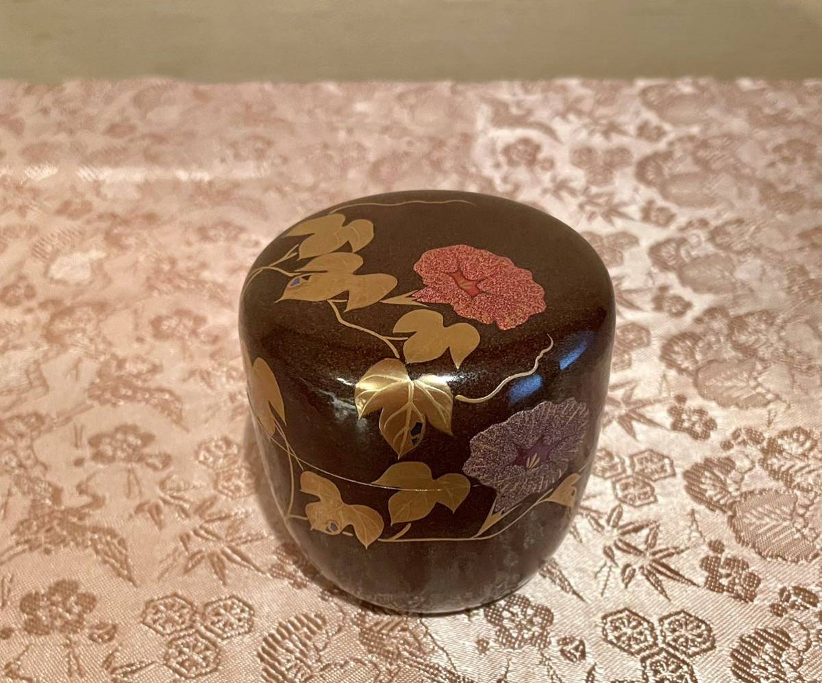 吹寄蒔絵 ﻿大棗 銀錆塗 吉田華正 吹寄蒔絵 ﻿大棗 銀錆塗 吉田華正