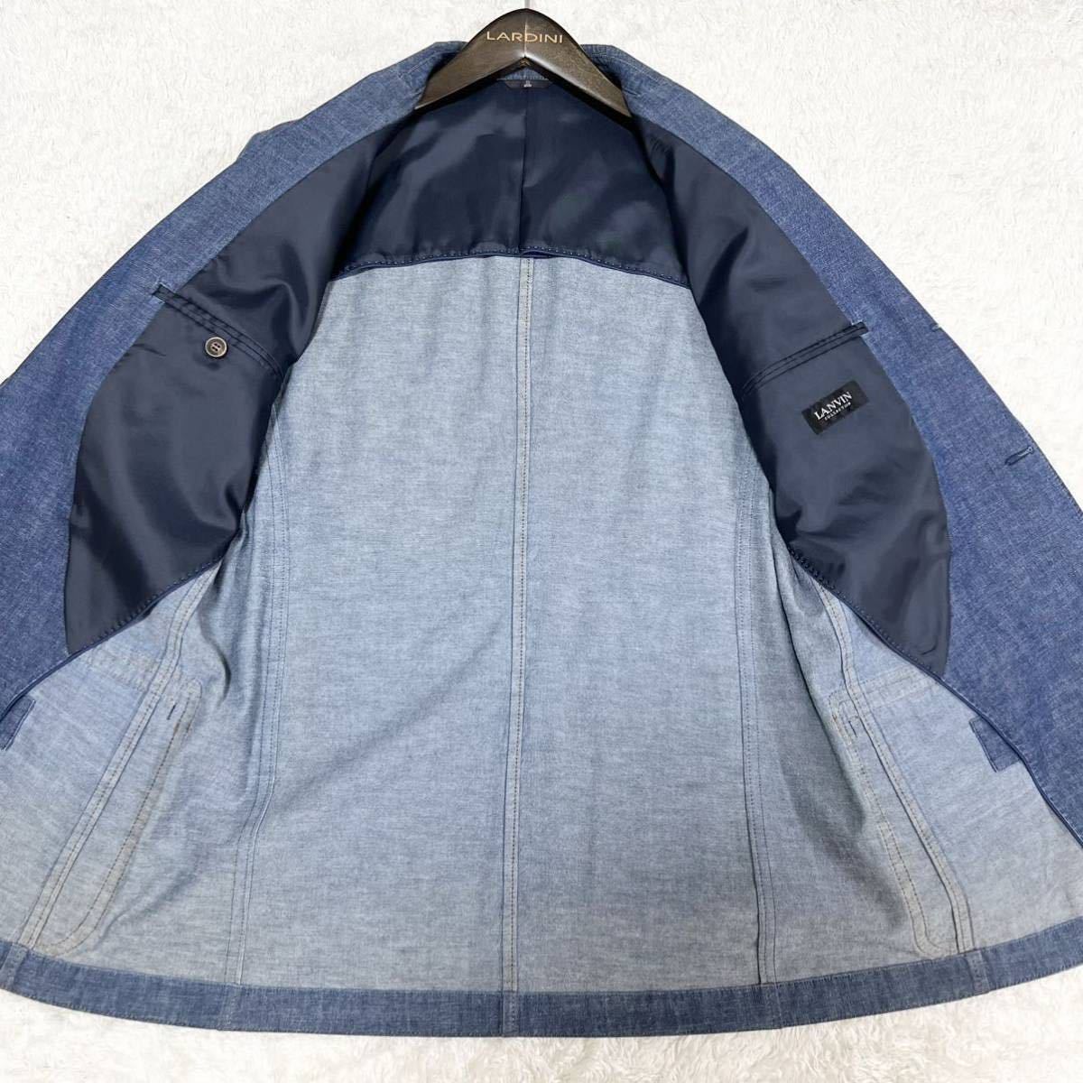美品 ランバンコレクション【大きいサイズ】テーラードジャケット