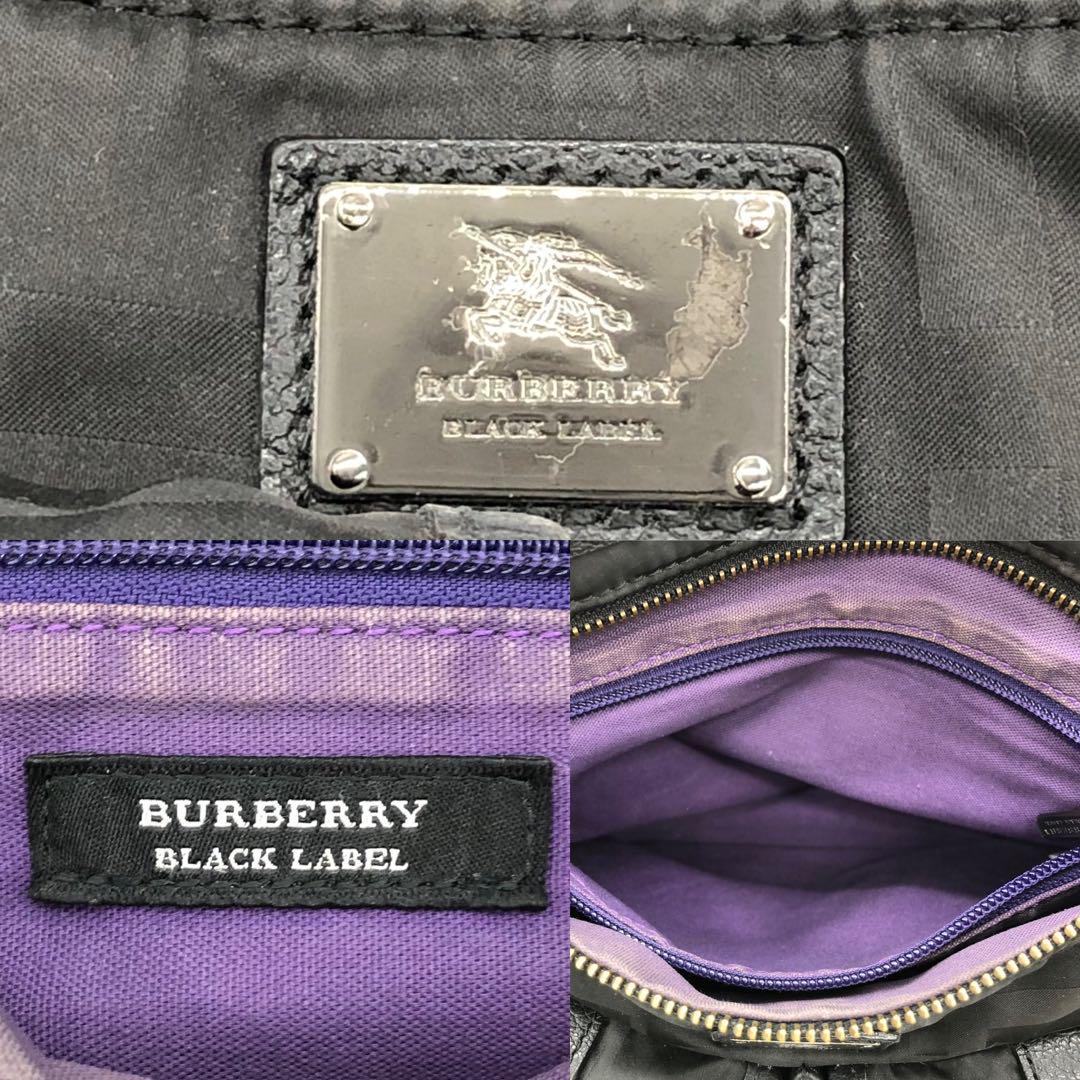 1円【美品】BURBERRY バーバリーブラックレーベル クロスボディ
