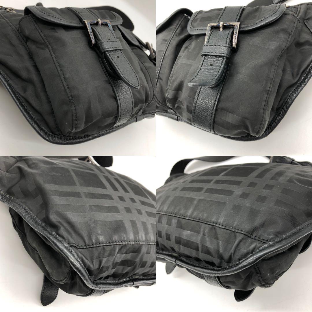 1円【美品】BURBERRY バーバリーブラックレーベル クロスボディ