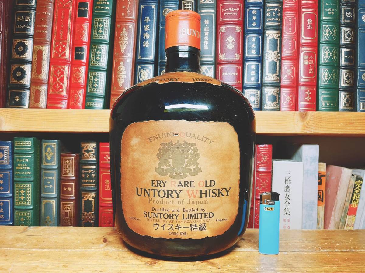 未開栓⁄サントリーオールド⁄4000ml特大ボトル⁄オブジェ⁄ウイスキー⁄43