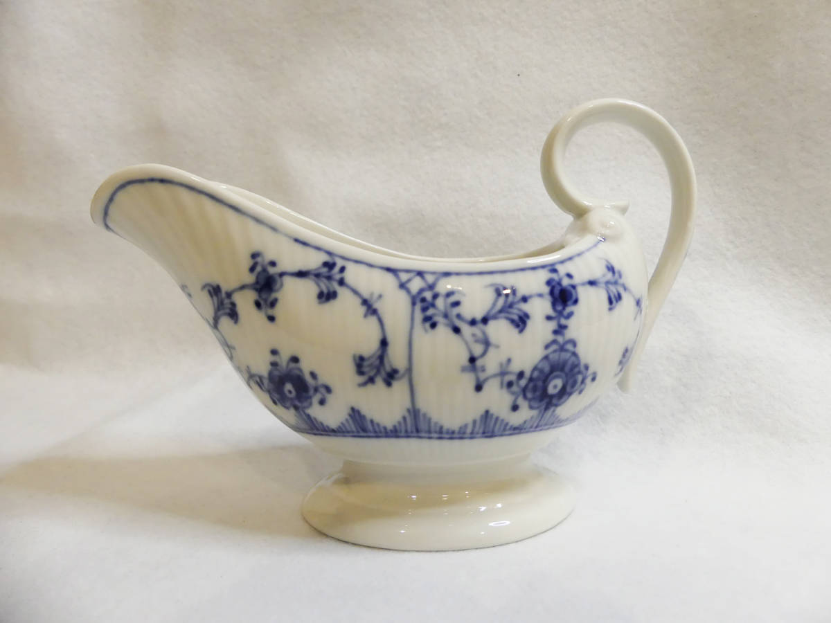 ロイヤルコペンハーゲン ブルーフルーテッド プレイン ソースジャグ