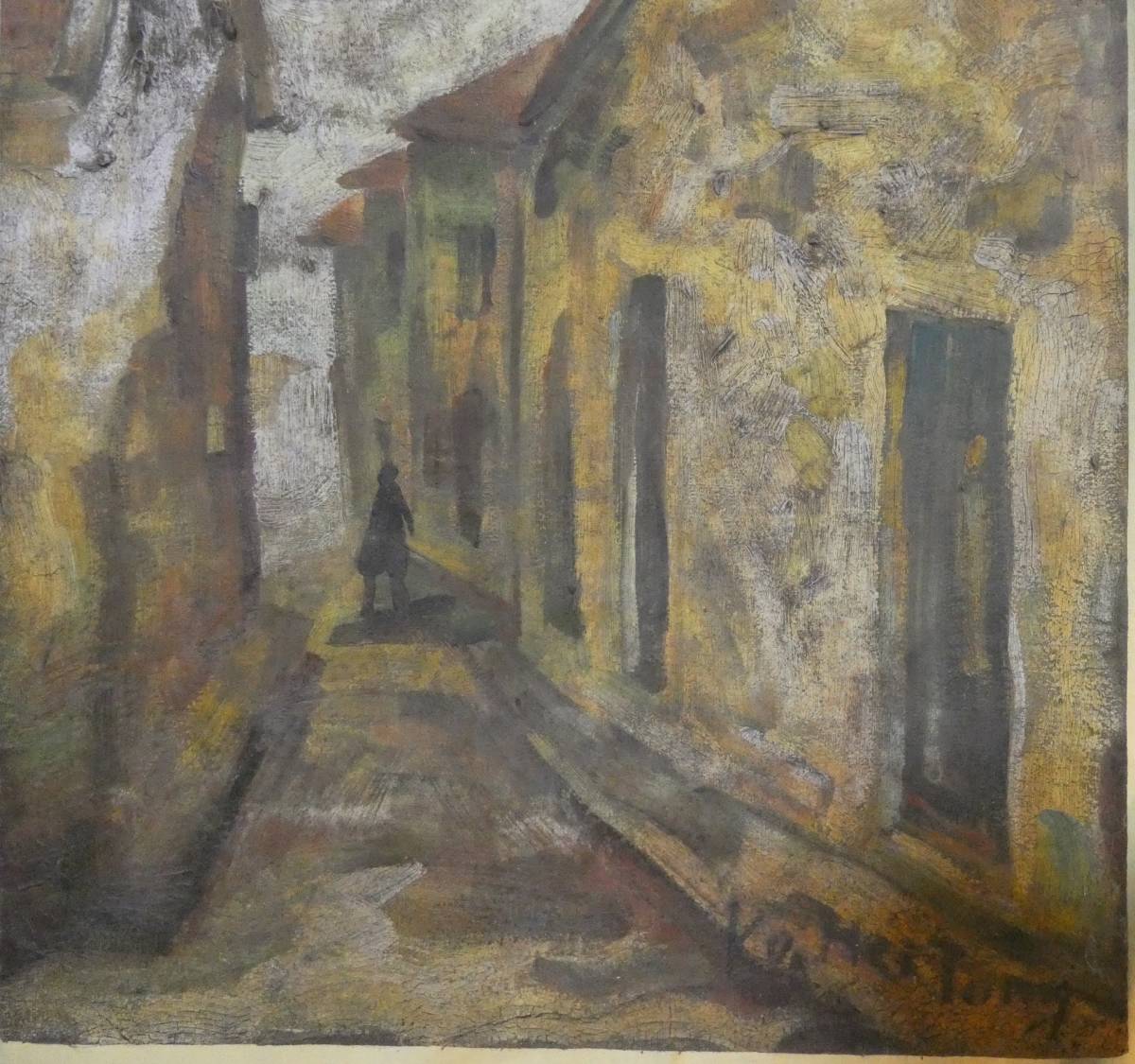 韓国 朝鮮 実力作家 高羲東 絵画 油彩 肉筆 世界的活躍 風景 サイン有