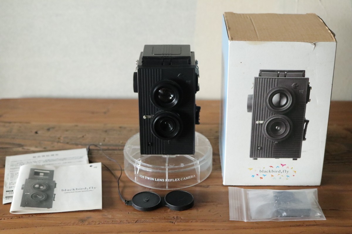 美品 blackbird, fly ブラックバードフライ 二眼レフカメラ トイカメラ