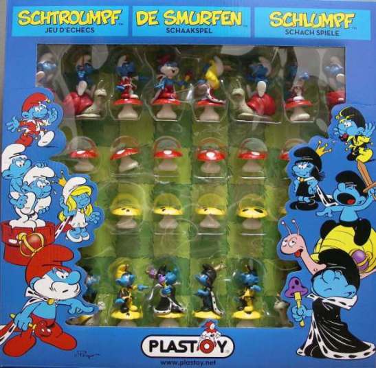 Smurf スマーフ チェスセット フィギュア PLASTOY : chess⁄スマーフ