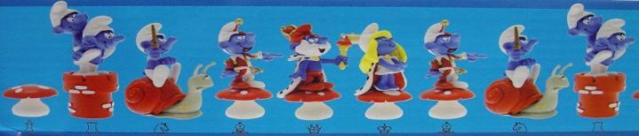 Smurf スマーフ チェスセット フィギュア PLASTOY : chess⁄スマーフ