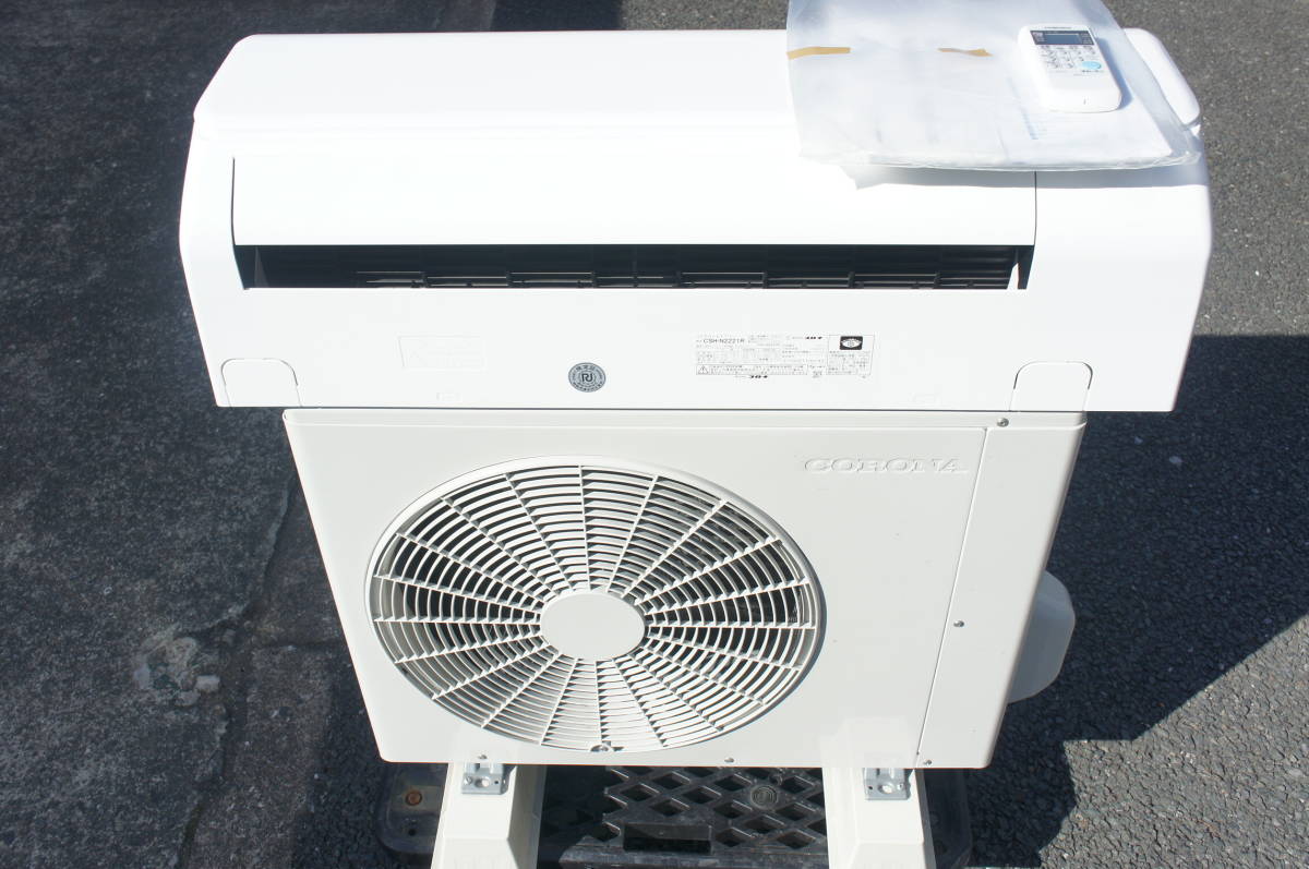 83■コロナ CORONA CSH-N2221R 2022年製 [エアコン（6畳・単相100V）Relala（リララ）Nシリーズ ホワイト] 