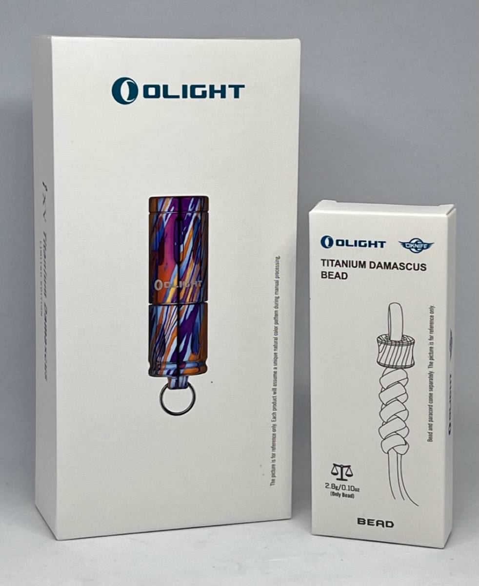☆オーライト☆ 超激レア Olight iXV チタンダマスカス LEDライト 懐中