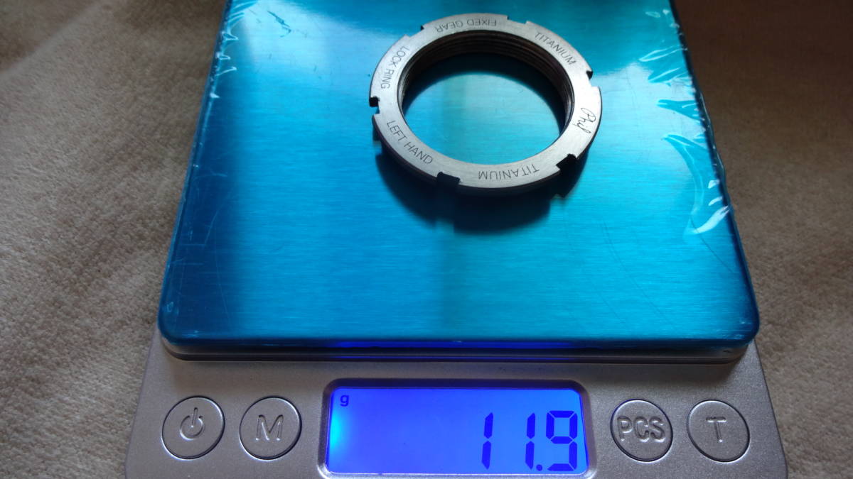 希少チタン製　PHILWOODフィルウッド　トラックハブ lock ring ロックリングFIX GEAR　ピストバイク　シングルギア