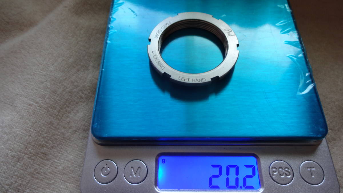 希少チタン製　PHILWOODフィルウッド　トラックハブ lock ring ロックリングFIX GEAR　ピストバイク　シングルギア