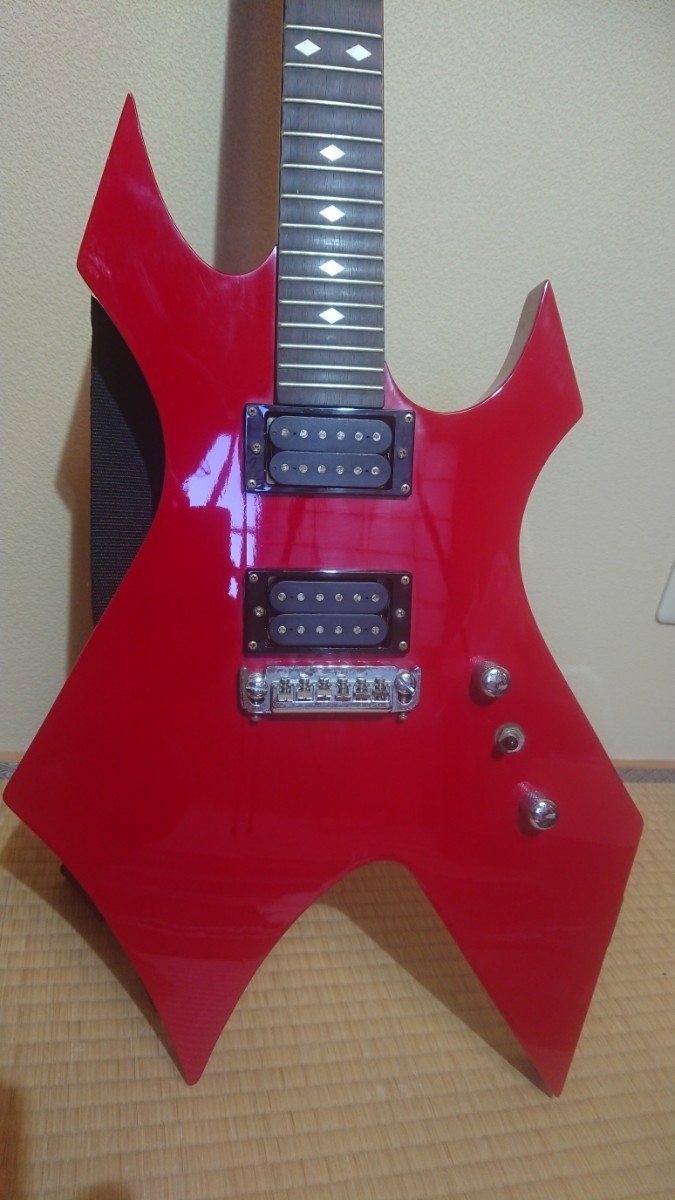 BC Rich ワーロック エレキギター 赤