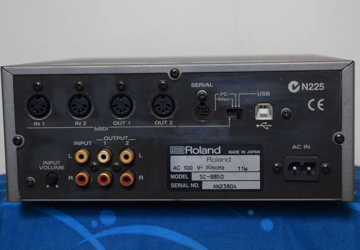 完動品 Roland sound canvas SC-8850 音源モジュール YA0716｜Roland ローランド SOUND CANVAS SC-8850 MIDI 音源モジュール