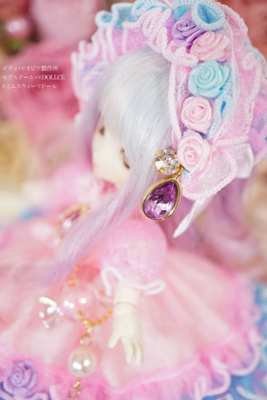 恋鞠堂】ゆめかわカラードレスセット（オビツ11・アンティーユ等  