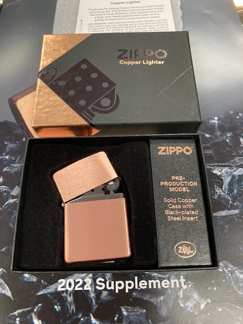 Zippo SOLID COPPER ソリッドカッパー 銅無垢 2022年新品未使用