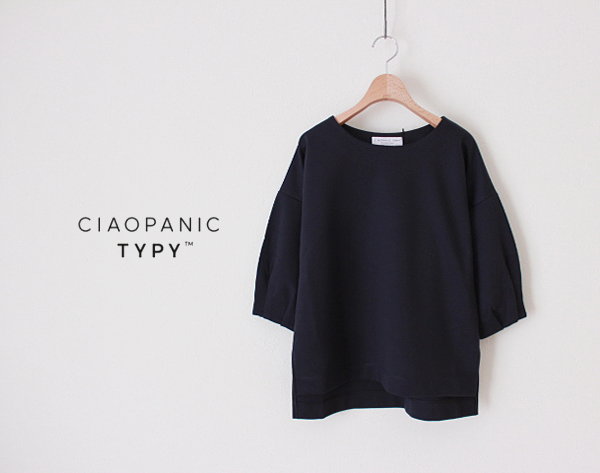 CIAOPANIC TYPYチャオパニック*タックスリーブプルオーバー紺