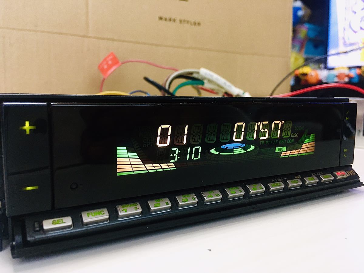 希少 JVC KD-LX3 EL KAMELEON CDデッキ 中古品 アメ車 旧車 
