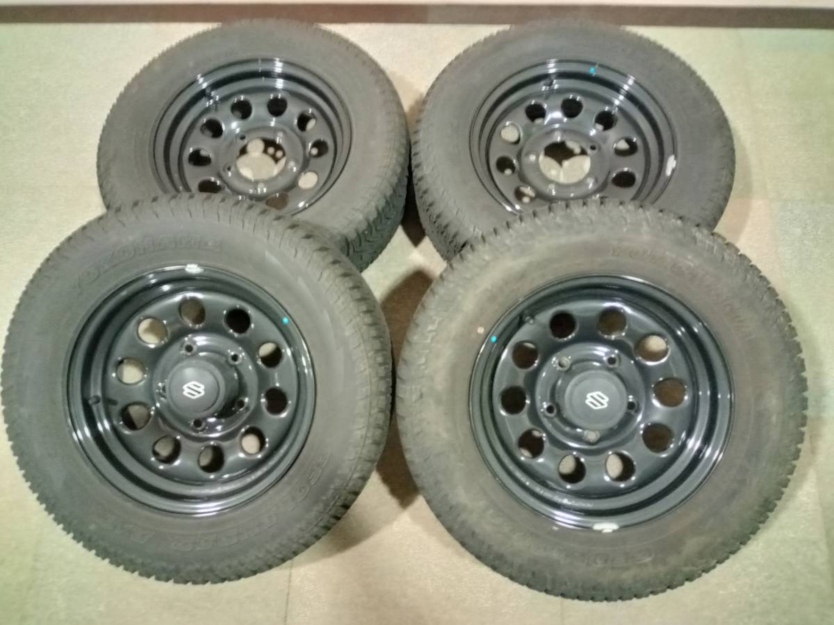 ⑫スズキ ジムニーシエラ 純正ホイール ヨコハマ ジオランダー G015