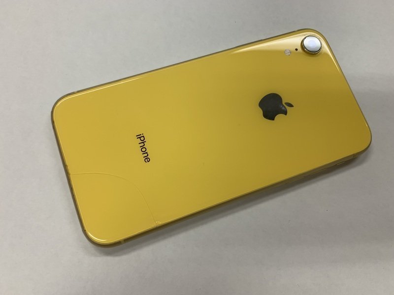 再DD008 SIMフリー iPhoneXR イエロー 128GB ジャンク ロックOFF