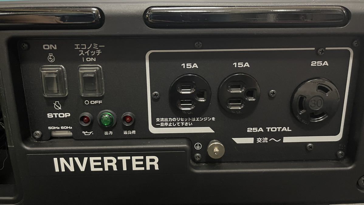 中古美品 マキタ(Makita) インバータ発電機 出力 2.5kVA EG2500I