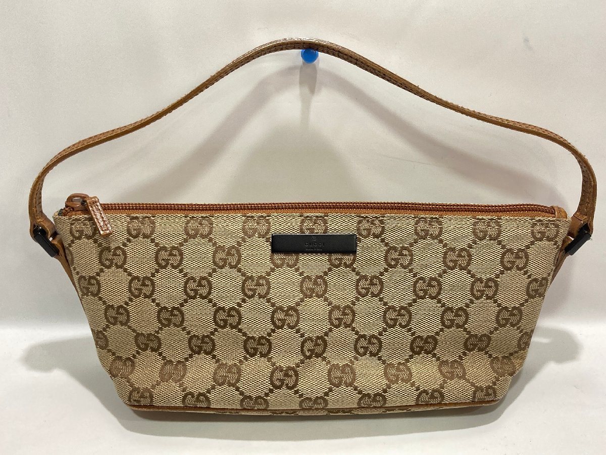 7k061879 GUCCI グッチ GGキャンバス ワンショルダー ポーチ アクセサリーポーチ 07193 2123 小物入れ ミニバッグ ...
