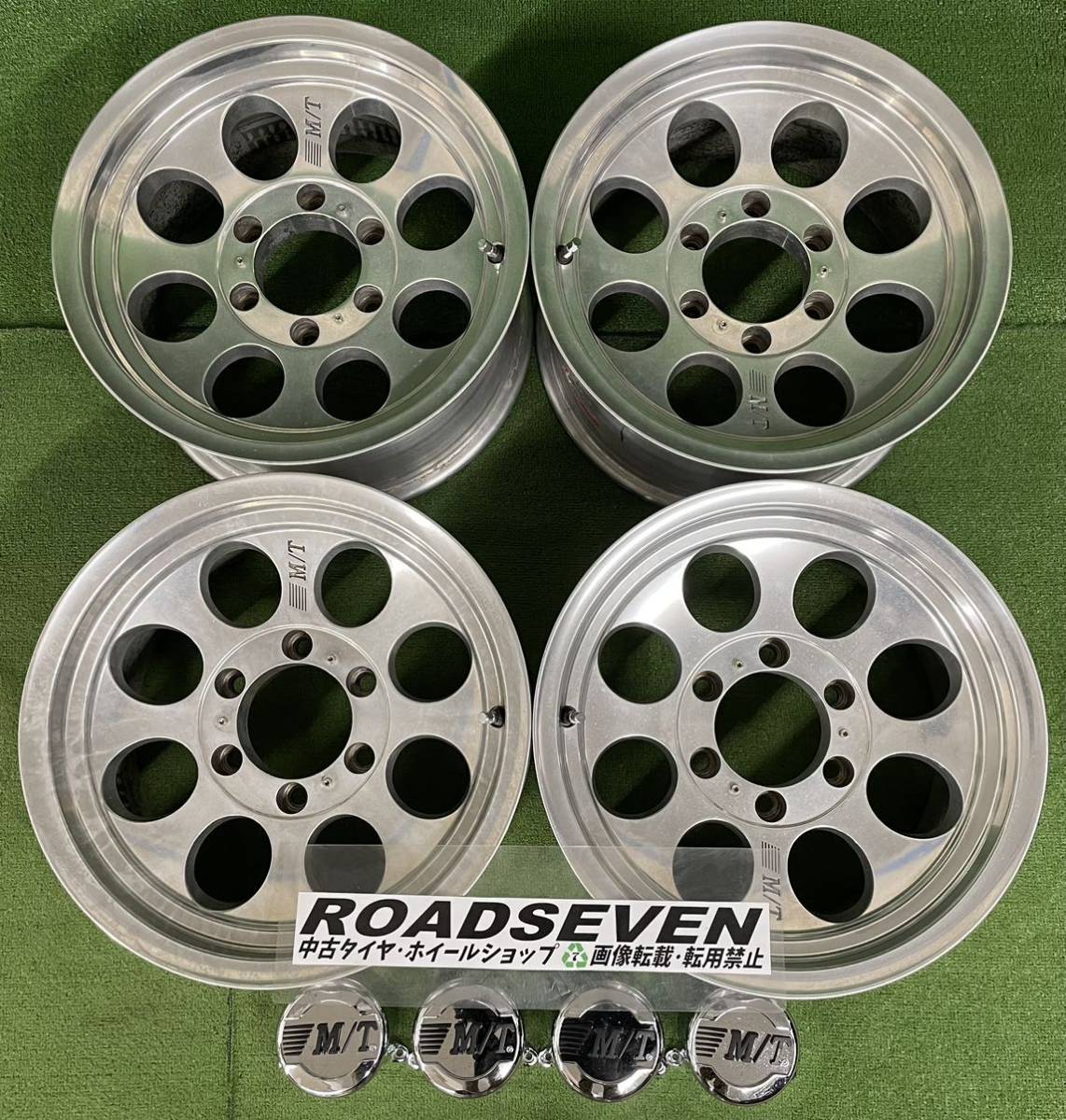 ☆M/T ミッキートンプソン 深リム 16インチ 16×8J ±0 PCD139.7 6H ハブ 