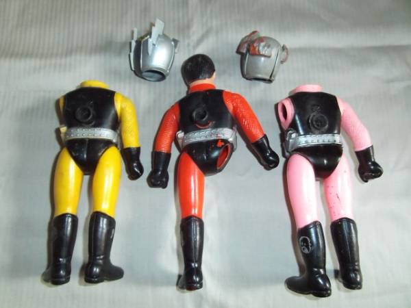 バンダイ【忍者キャプタースタンダードソフビジャンクset】中古 忍者