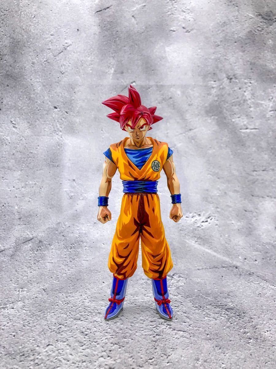 ドラゴンボール 超サイヤ人ゴッド 孫悟空 超造集 二次元彩色 2D