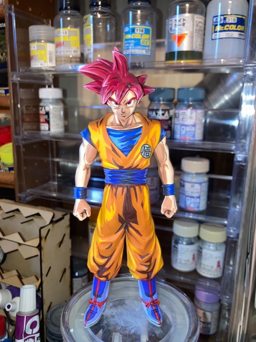 ドラゴンボール 超サイヤ人ゴッド 孫悟空 超造集 二次元彩色 2D