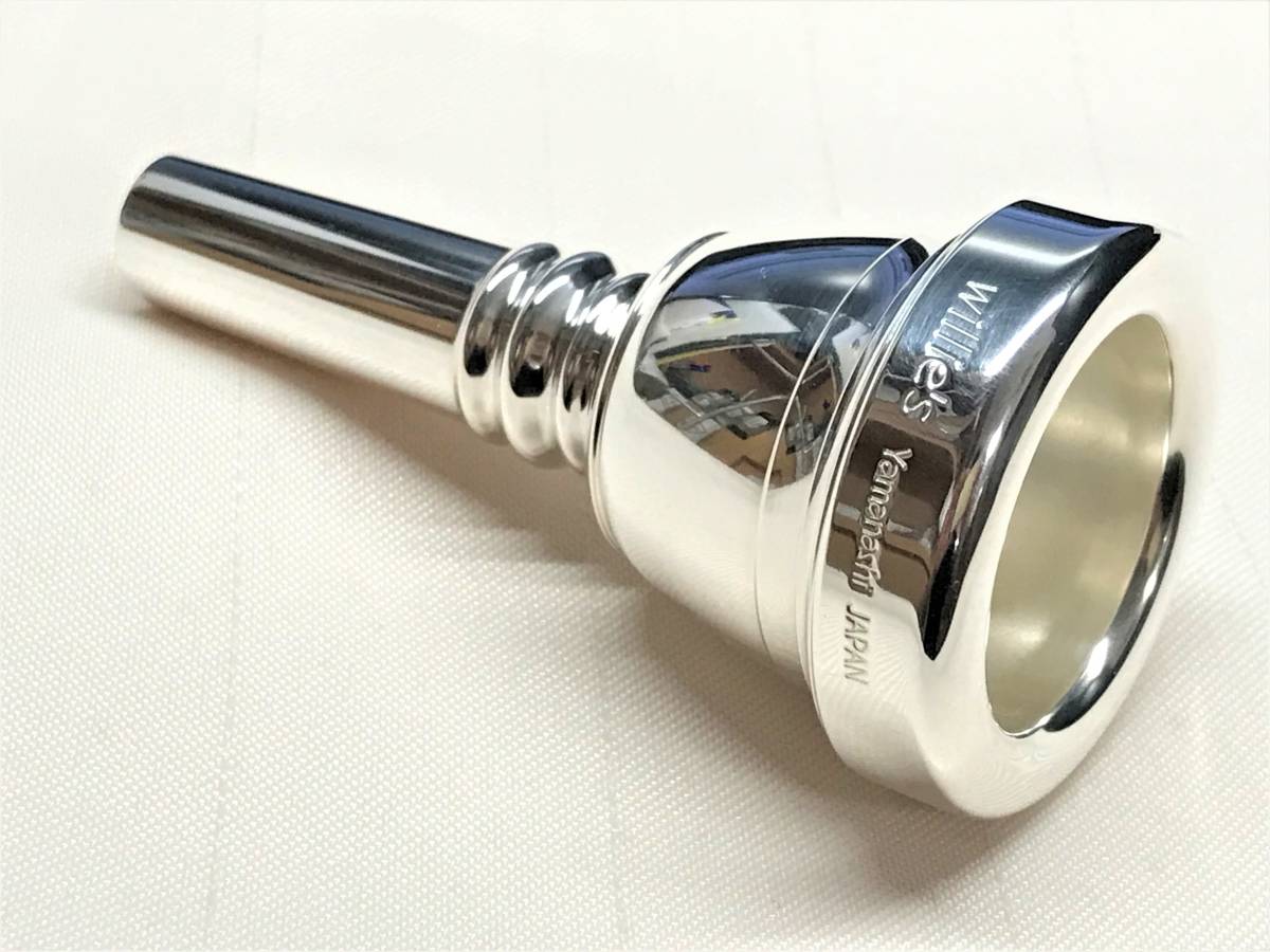 ウィリーズwille'sバストロンボーンマウスピース mas bajo 格安 ☆新品☆トロンボーン・マウスピース（太管用）Willie's（ウィリーズ