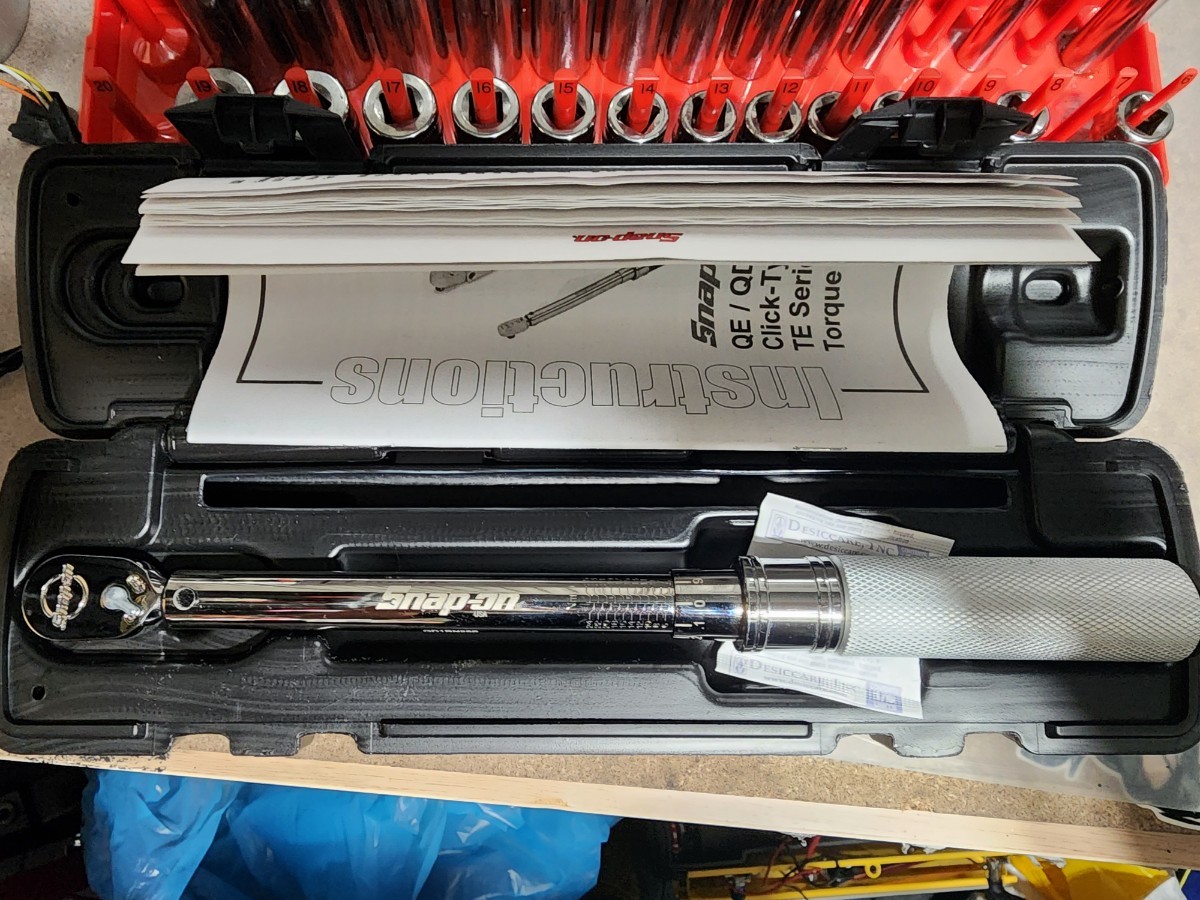 スナップオン Snap-on 1/4dr プリセットトルクレンチ QD1RN25B　美品