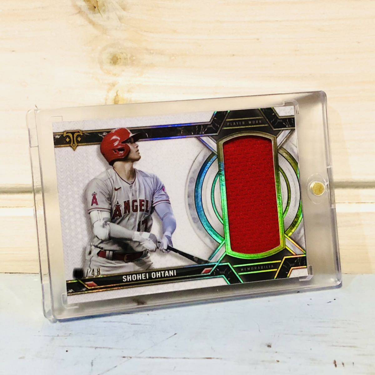 #◆お値引き★世界に48枚★レア大谷翔平 topps カード二刀流 MVP着用 ☆世界に48枚☆ レア大谷翔平 topps ユニフォームパッチ カード