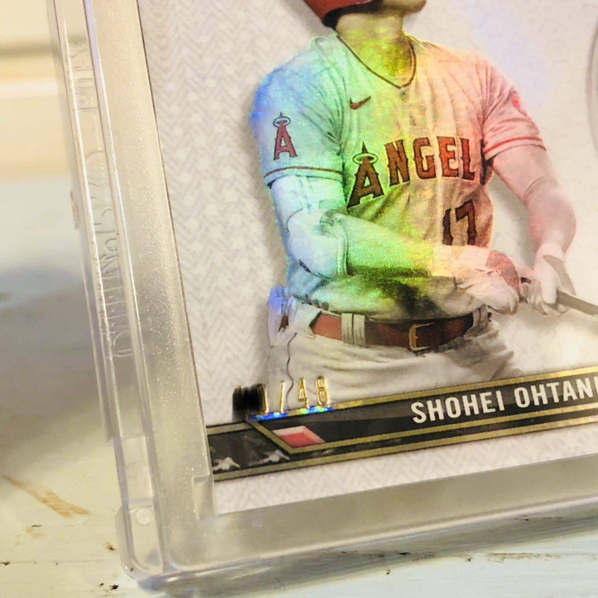 #◆お値引き★世界に48枚★レア大谷翔平 topps カード二刀流 MVP着用 ☆世界に48枚☆ レア大谷翔平 topps ユニフォームパッチ カード