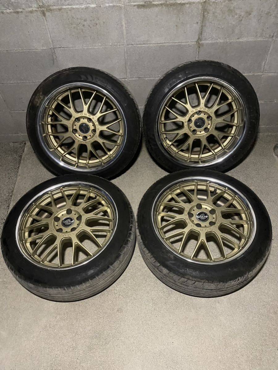 メッキ SSR ヴィエナ LM9 18インチ 9j 10j 深リム 4本 jzx100 SSR