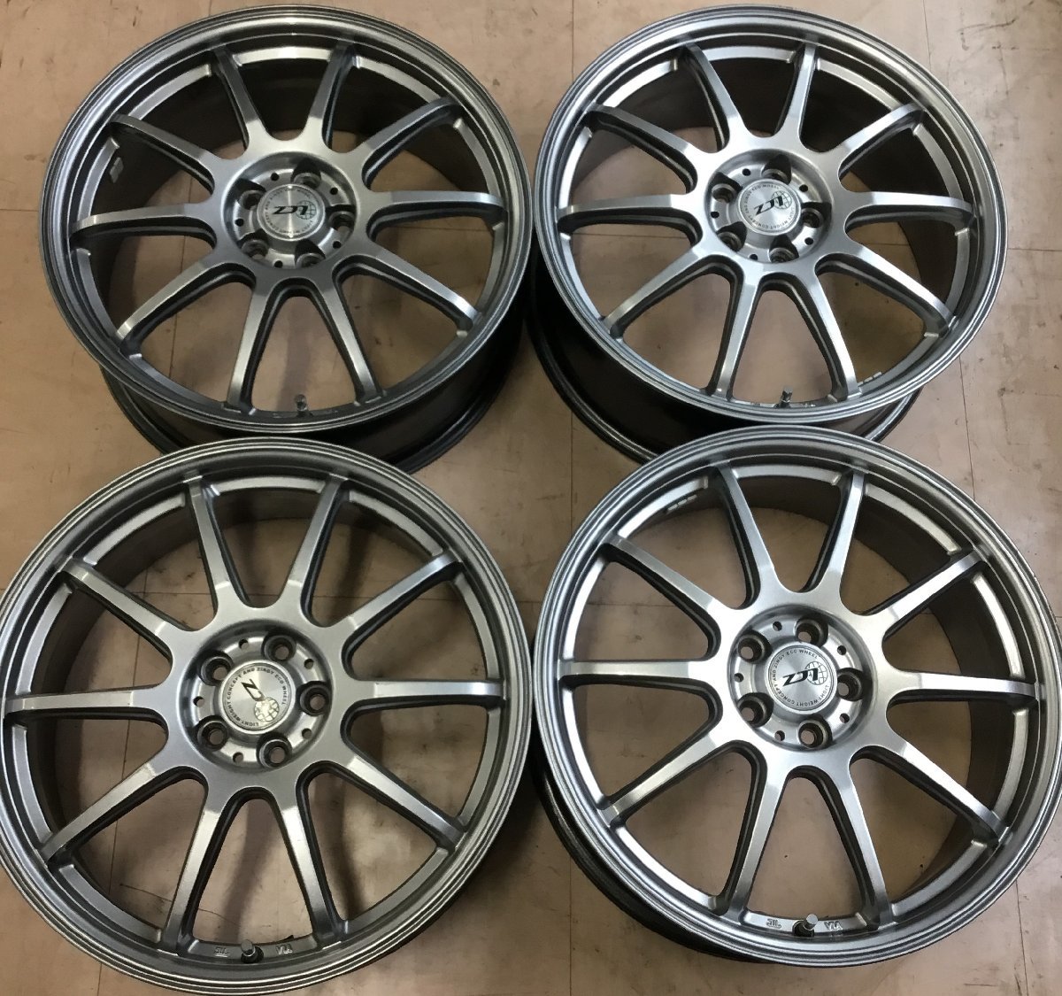 送料無料☆中古アルミホイール4本セット 】大田原店☆LCZ☆18インチ