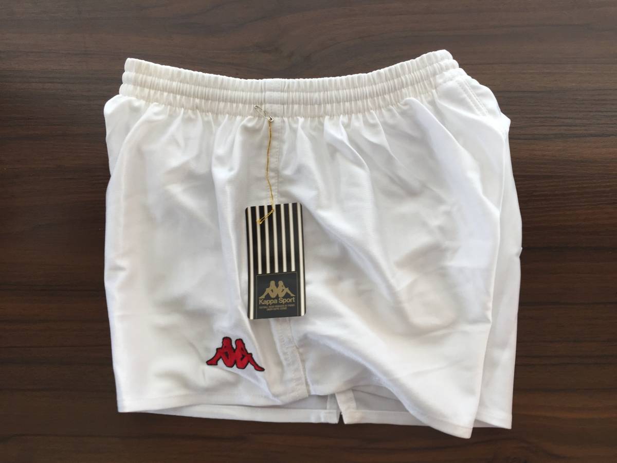 体操服　短パン　ショートパンツ　Kappa　80ｃｍ　Lサイズ　サッカー　ホワイト ショートタイプ　