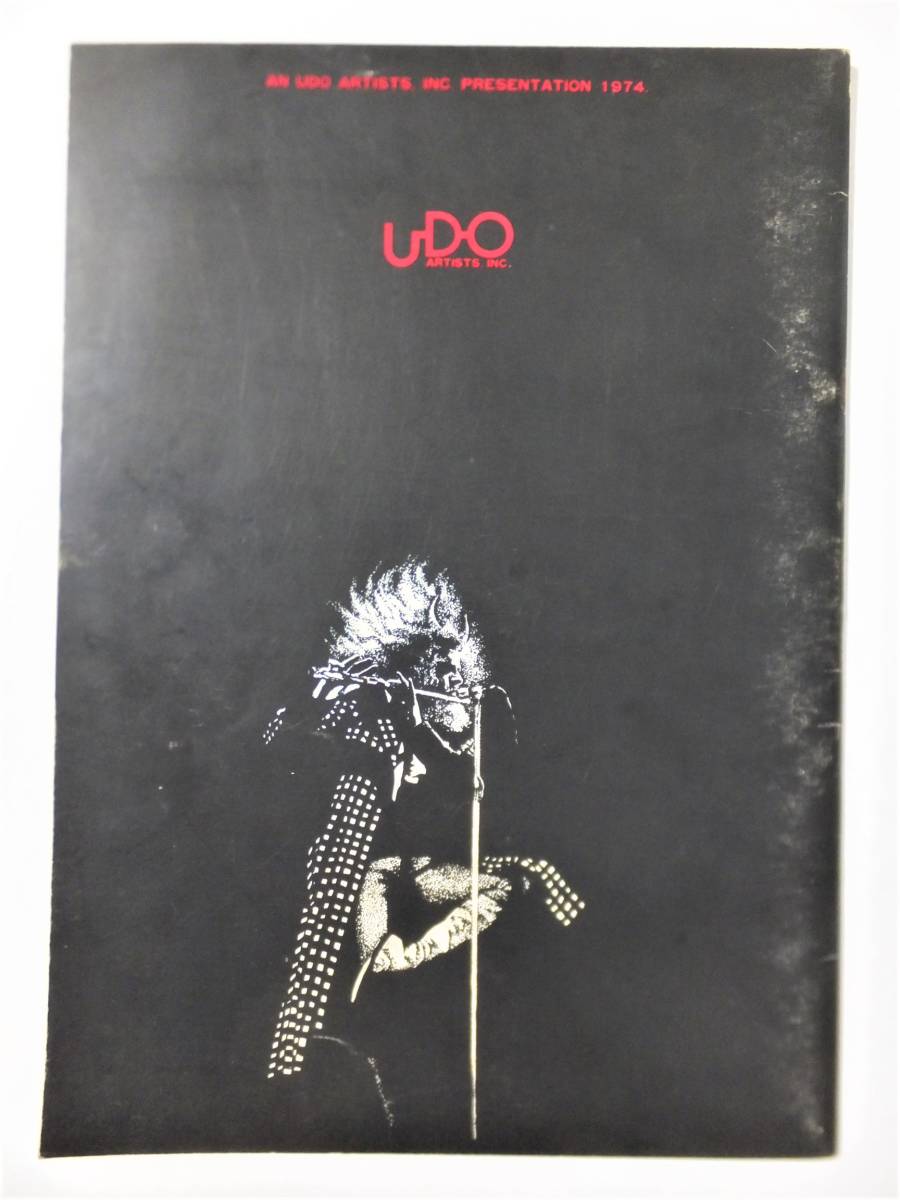 Jethro Tull 74年来日ツアー・パンフレット - メルカリ