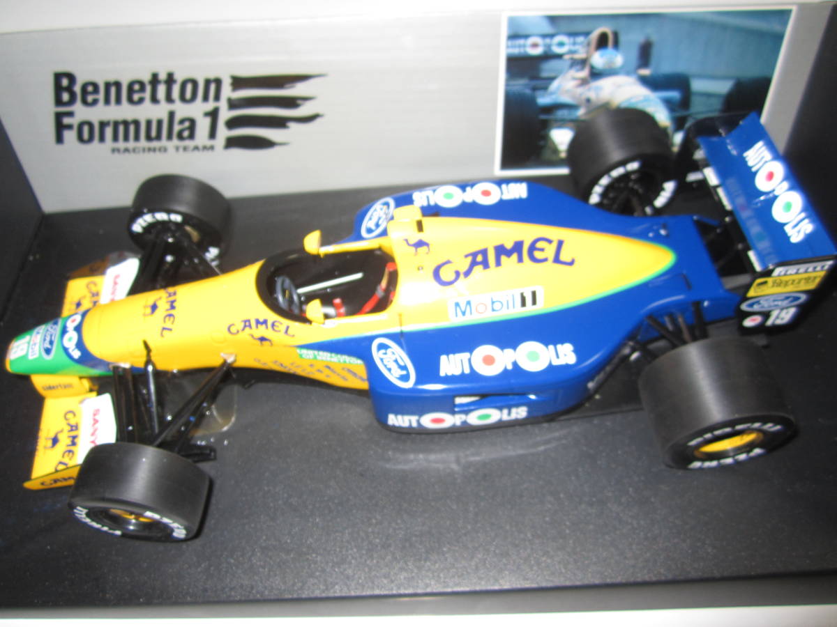 未使用 【キャメル仕様】1/18 ミニチャンプス ベネトン B191 ネルソン