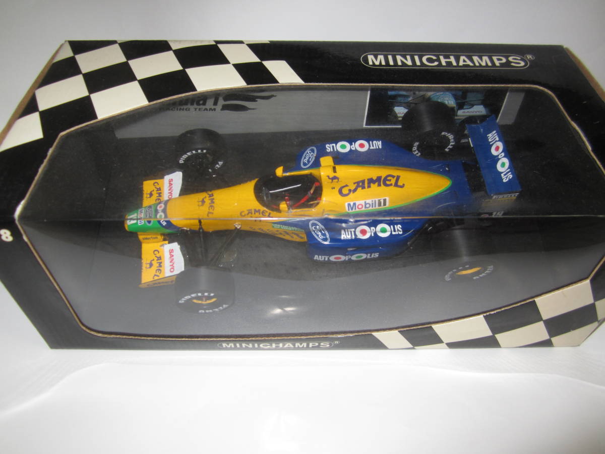 即決 ミニチャンプス 1/18 ベネトン B191 №19 イタリアGP5位 F1初入賞 
