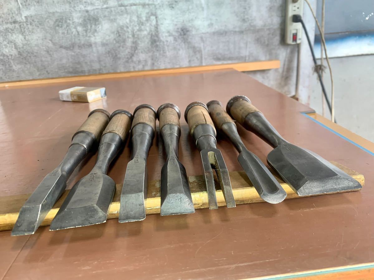 大工道具 鑿（のみ・ノミ）14個セット 大工道具 【公式通販】