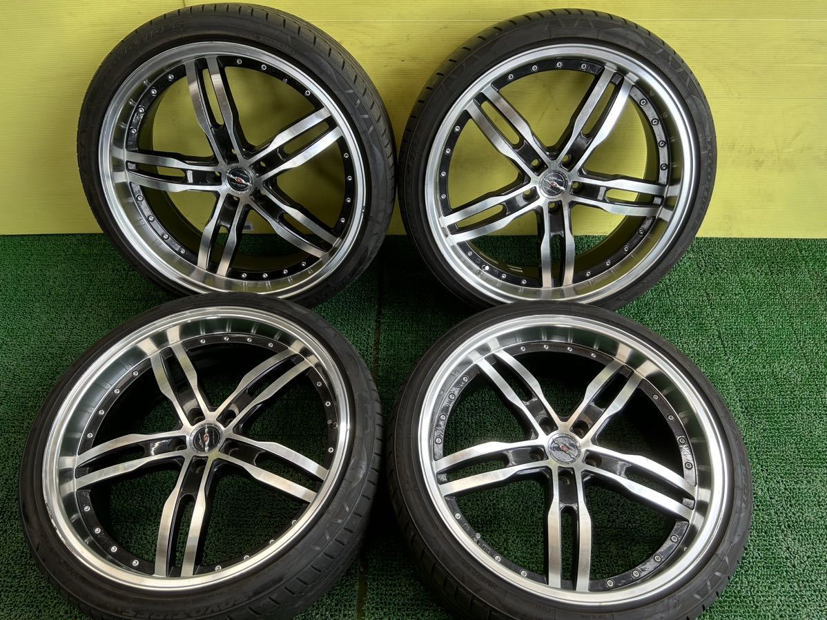 245/35R21 2020年ノーマル TOYO タイヤアルミセット 5穴 PCD114.3 ET+38 21×9J ハブ73mm 245/35R21 アルファード ヴェルファイア 等に