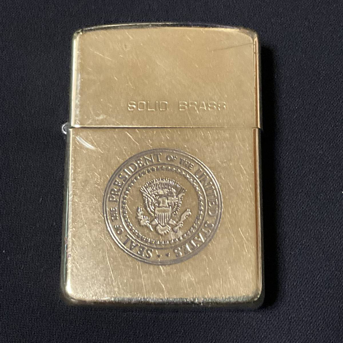 ZIPPO ソリッドブラス SEAL OF THE PRESIDENT アメリカン合衆国 国章 