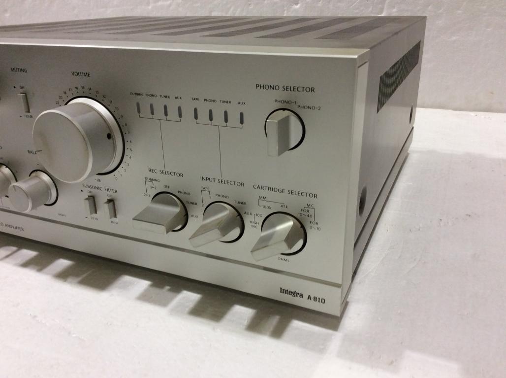 現状品】ONKYO オンキョー Integra A-810 通電のみ 現状品】ONKYO