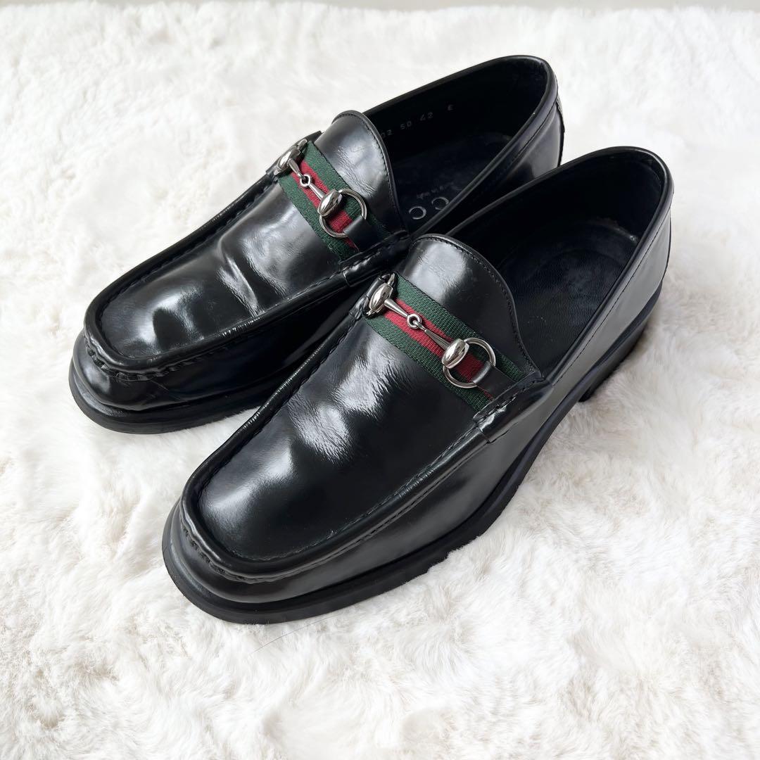 42 GUCCI グッチ ビットローファー ホースビット シェリーライン