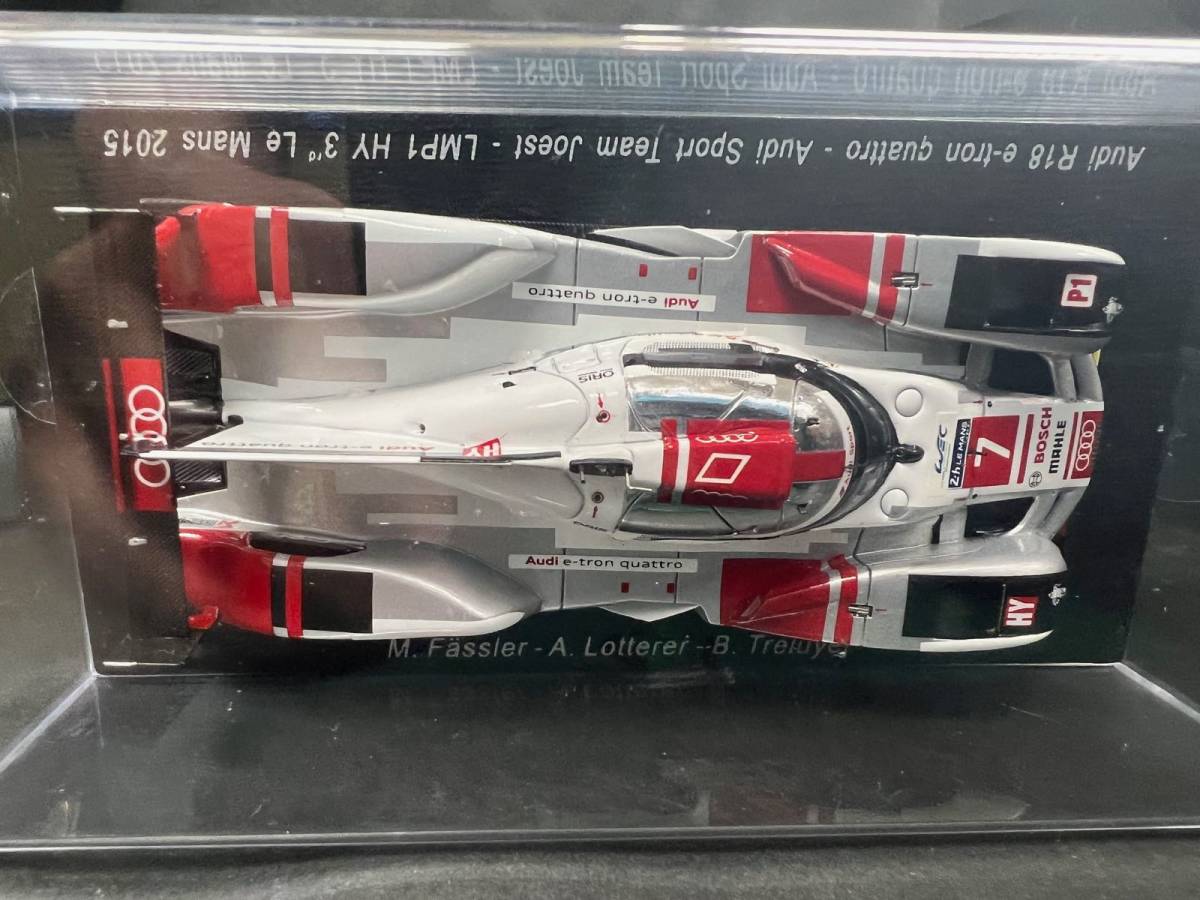 SPARK 1/43 S4633 アウディ R18 e-tron quattro No.7 2015年ルマン