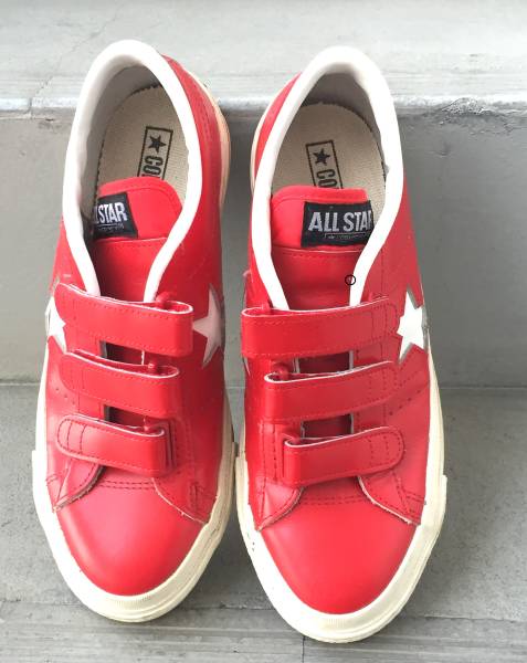 コンバース/CONVERSE ワンスター ベルクロ 赤　サイズ7