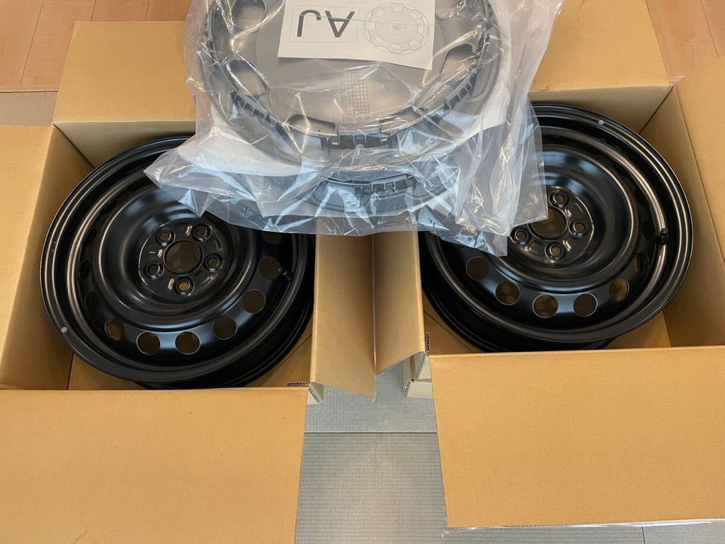 10系シエンタ スチールホイール・キャップ・ナット 新車外し 15インチ