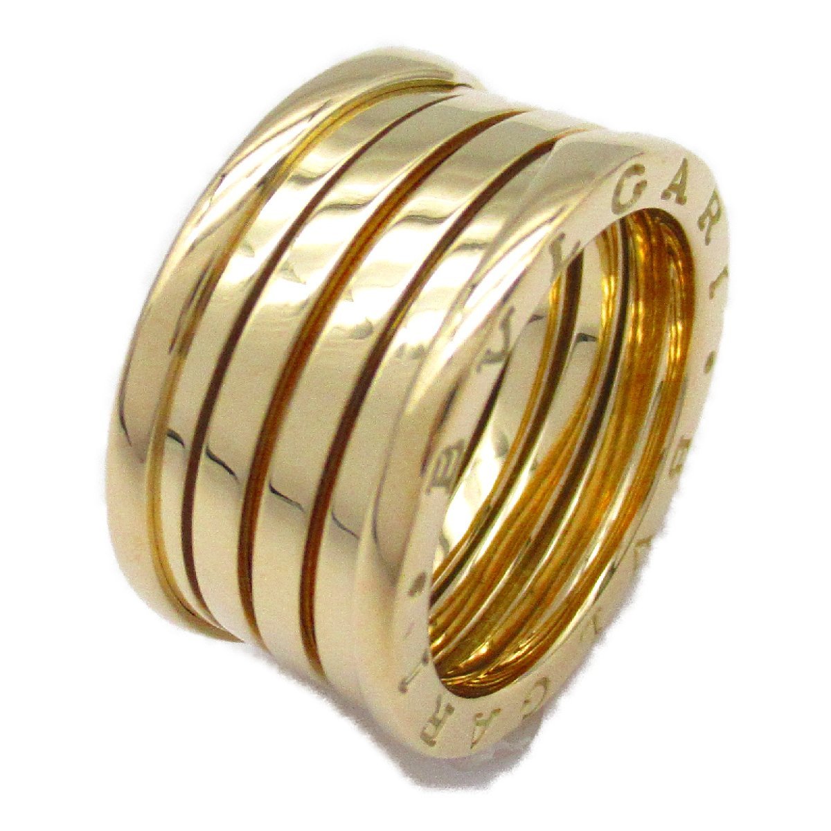 BVLGARI ブルガリ リング・指輪 B-zero1 ビーゼロワン リング Lサイズ ゴールド系 K18（イエローゴールド） 中古 ユニセックス