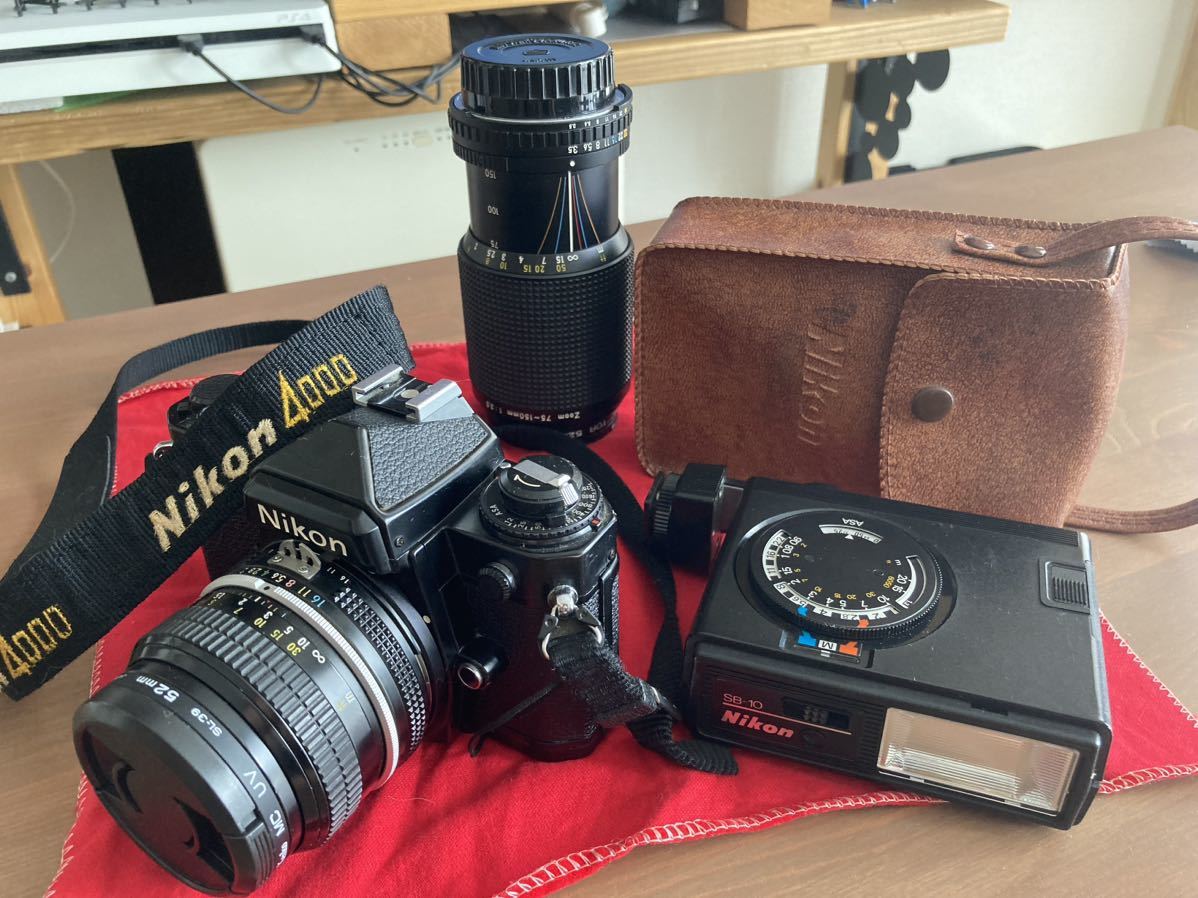Nikon FE ブラック 動作未確認 レンズ3点セット Nikon FE 一眼レフ